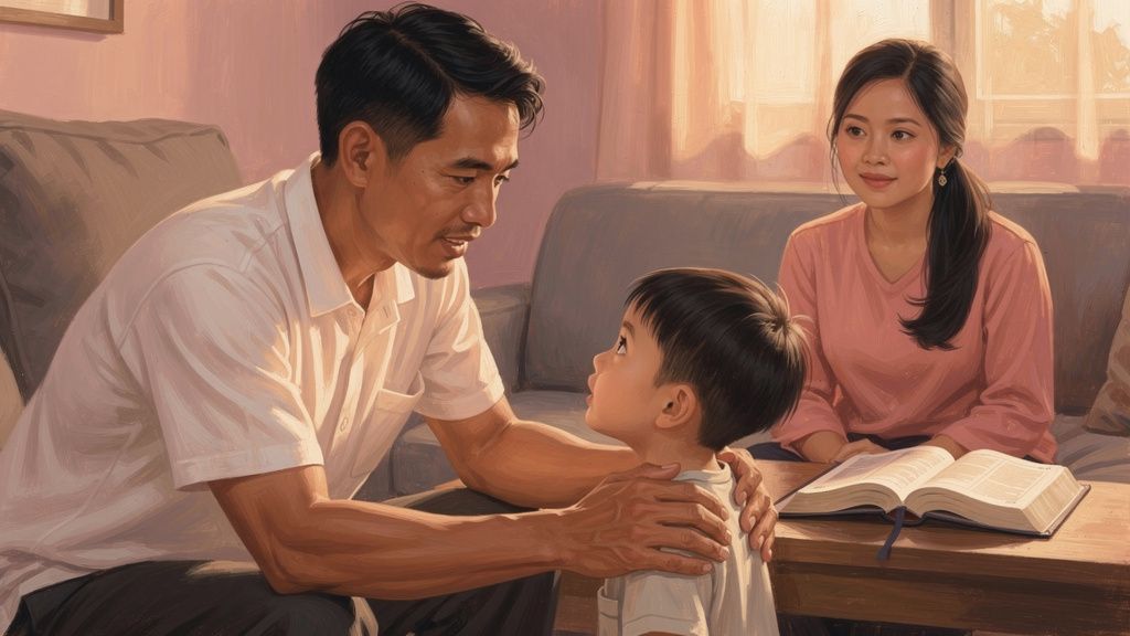 Mendisiplin Anak dengan Kasih: Panduan Alkitabiah untuk Orang Tua Kristen